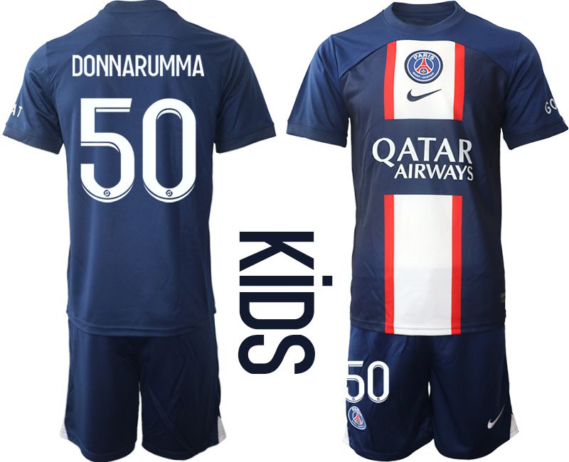 Youth 2022-2023 Club Paris St German home blue 50 Soccer Jersey